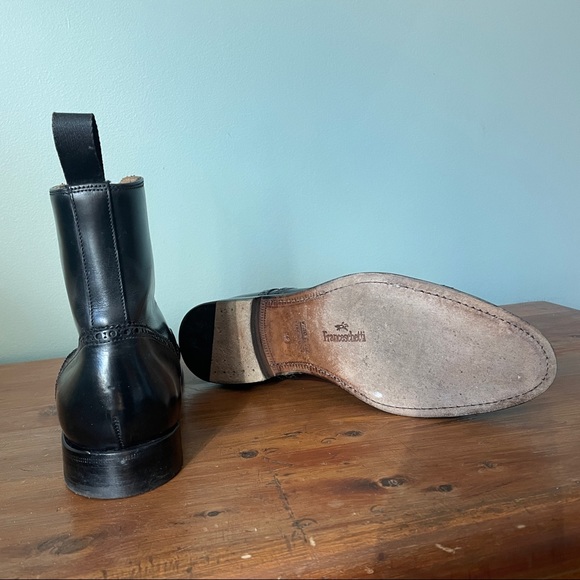 Mens Italian Cap Toe Boot - Picture 4 of 7